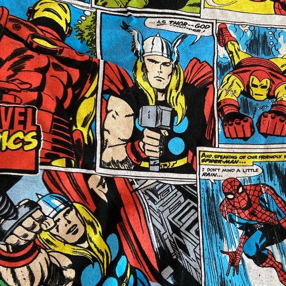 Marvel comics men’s t-shirt top front and back size medium - Picture 6 of 6